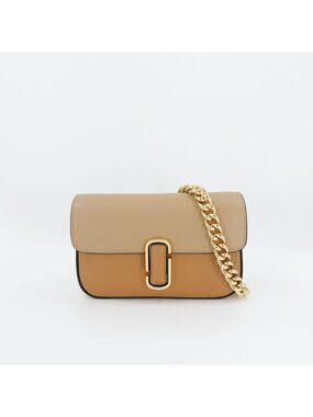 Marc Jacobs Women's The Color Block J Marc Crossbody Bag Brown OS